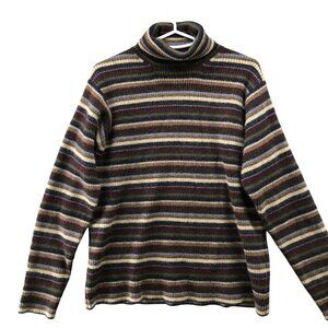 Christopher Fischer 100% Cashmere Turtleneck Sweater Ribbed Womens M Thick